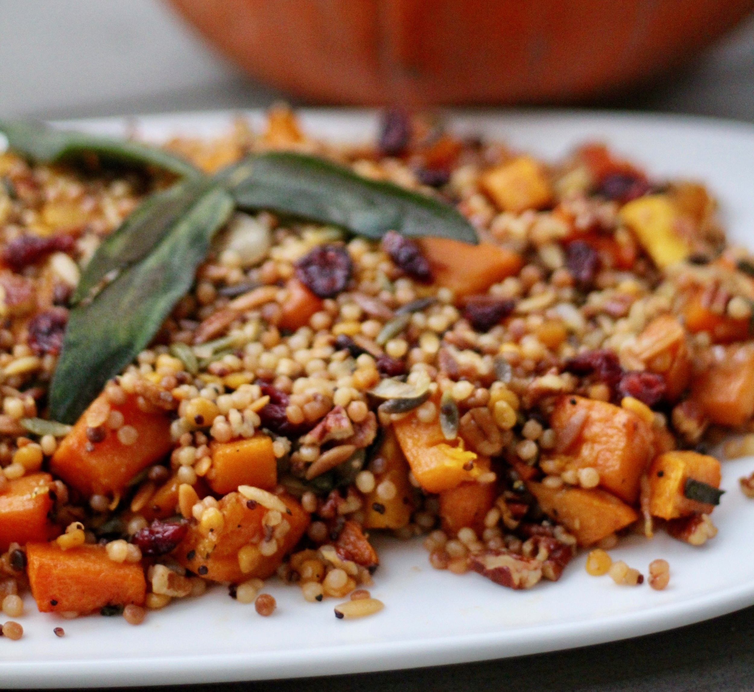 Grains with Roasted Butternut Squash